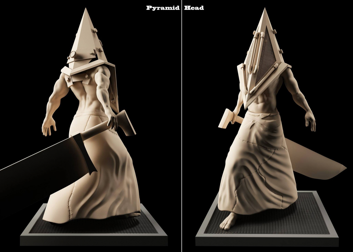 Пирамидоголовый 3д модель
