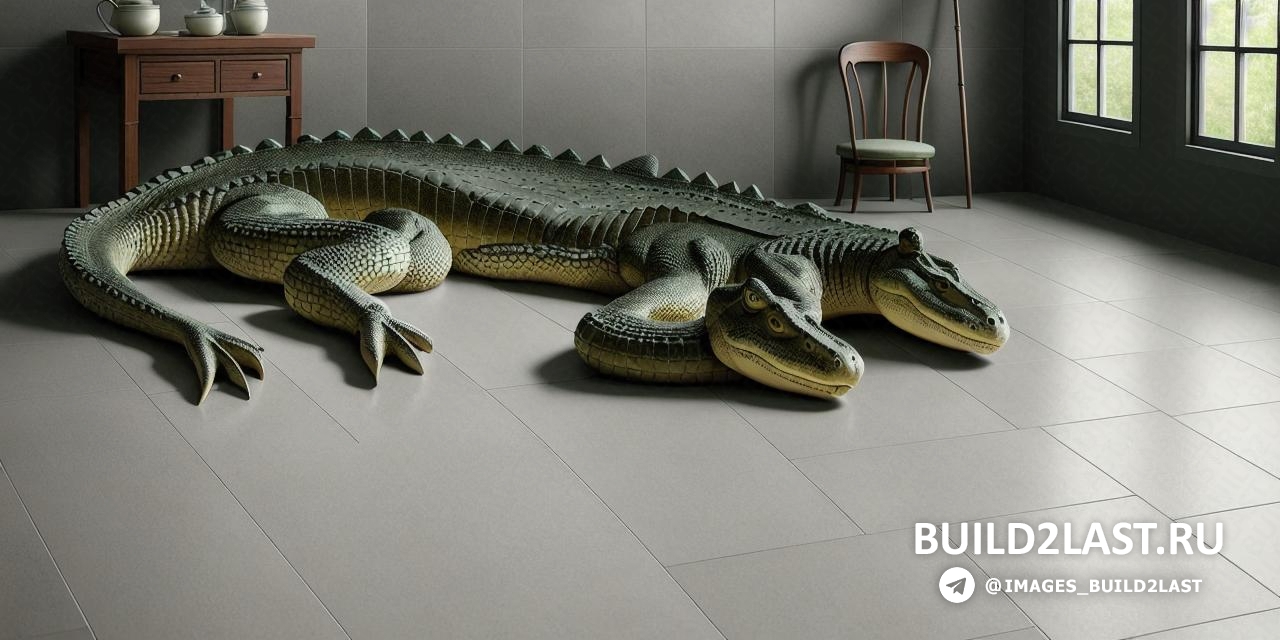 Крокодил неправильной формы