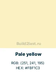   (Pale yellow)
