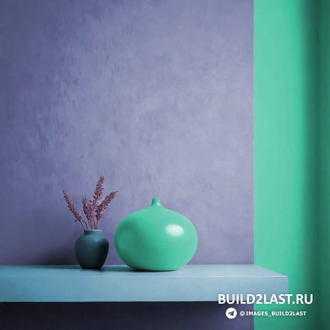 NCS S 1040-B60G, RAL 280 20 15 � NCS S 2030-R90B - ��� ���������� � �������