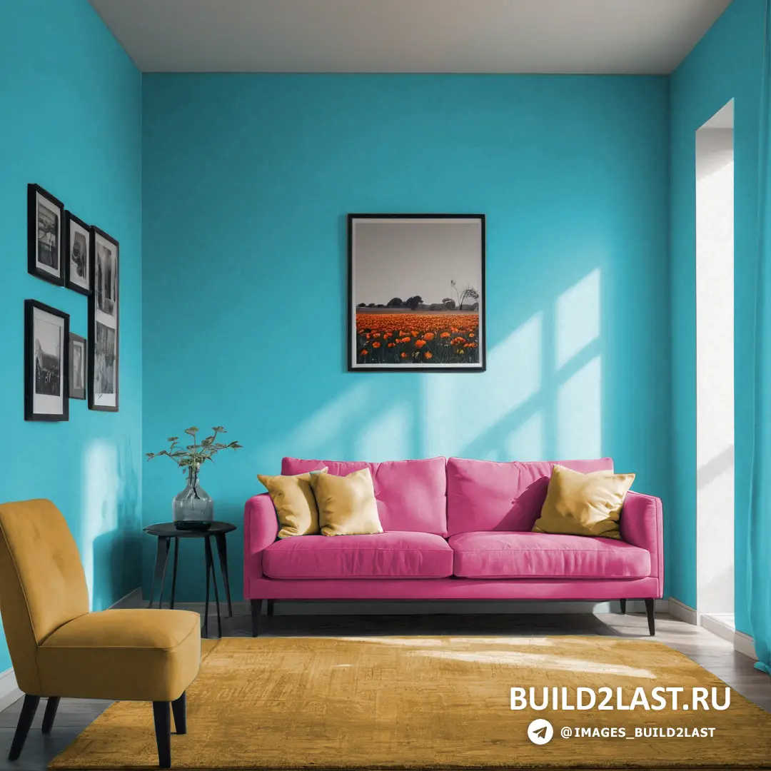 NCS S 1070-R20B, ���������-���������� � RAL 690-2 - ��� ���������� � �������