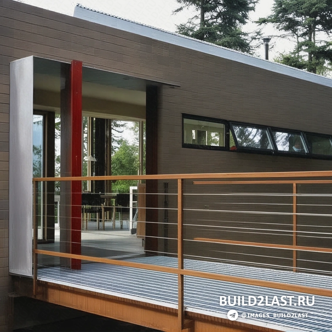 Балкон с видом на прибрежную зону и волну океана