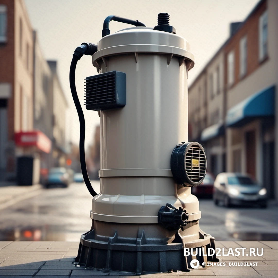 Фотореализм - рендер Ambient occlusion. Большая белая машина на обочине дороги рядом со зданием и уличным фонарем на фоне автомобиля.