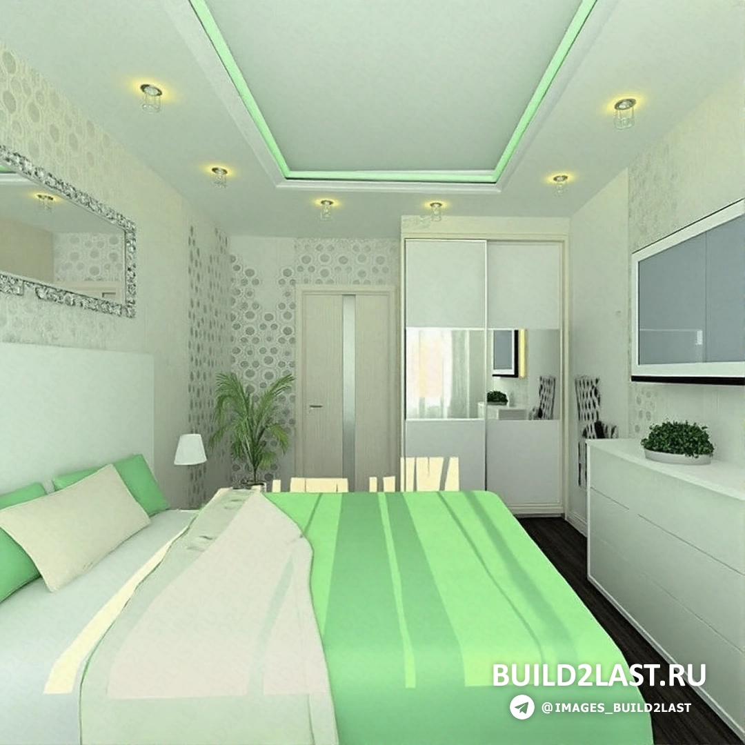 Роскошная спальня в классическом стиле Элегантная спальня с мягким освещением, ковролин, декоративные подушки