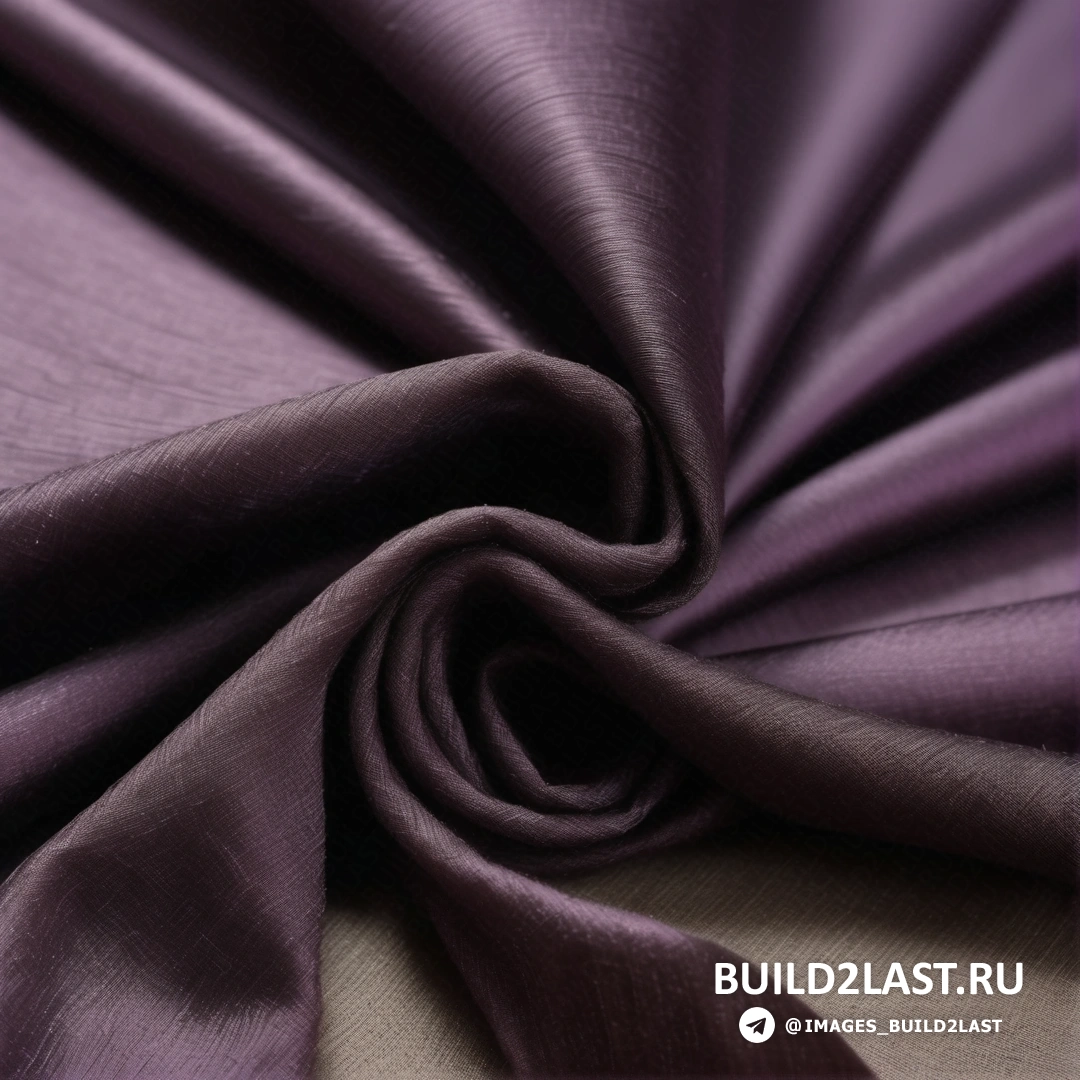 Декоративно-прикладное движение - сверхтонкая детальная живопись. Крупным планом фиолетовая ткань на белом фоне.