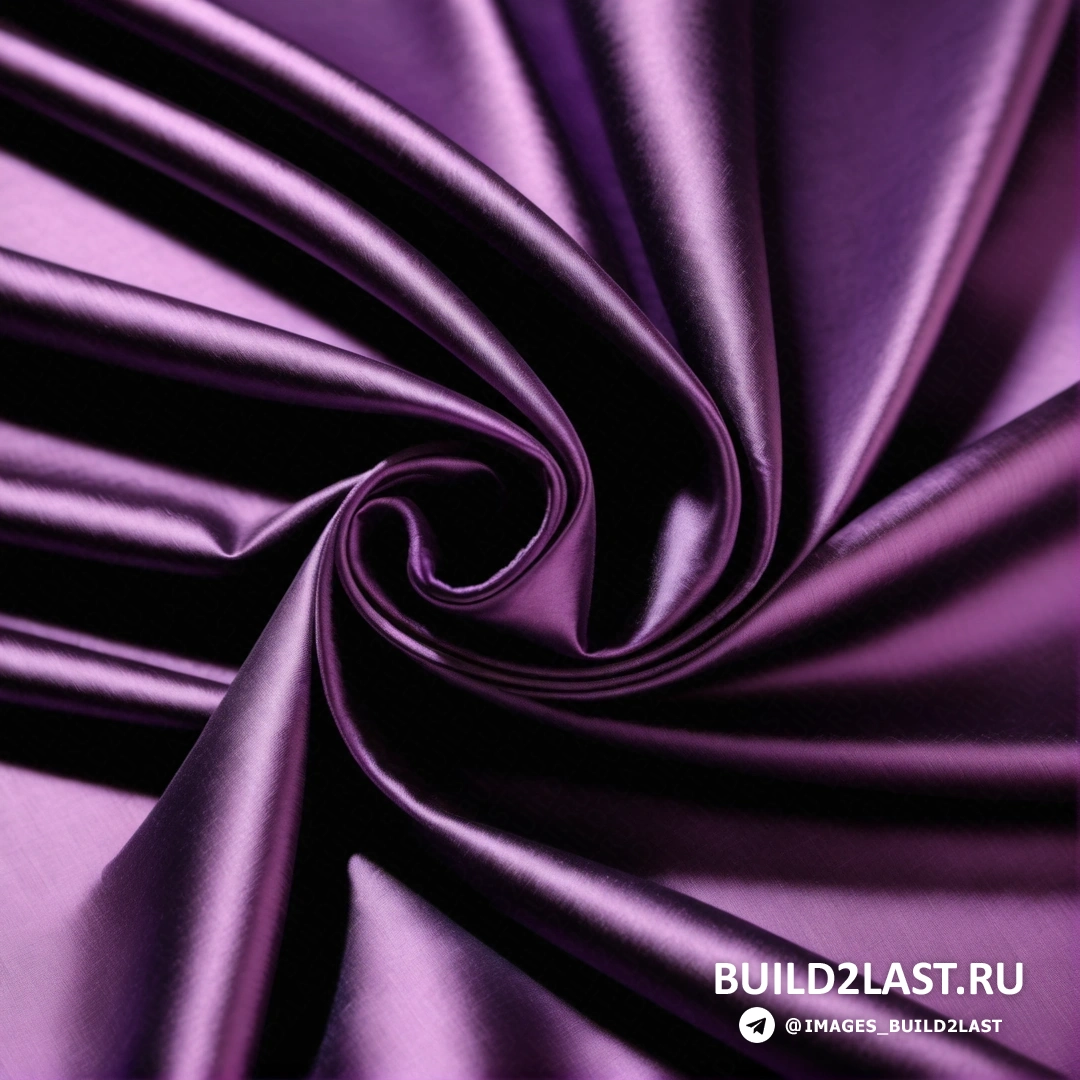 Синхромизм - сверхтонкая детальная прорисовка. Фиолетовая ткань с очень большой спиральной структурой по бокам и очень тонкой линией складок.