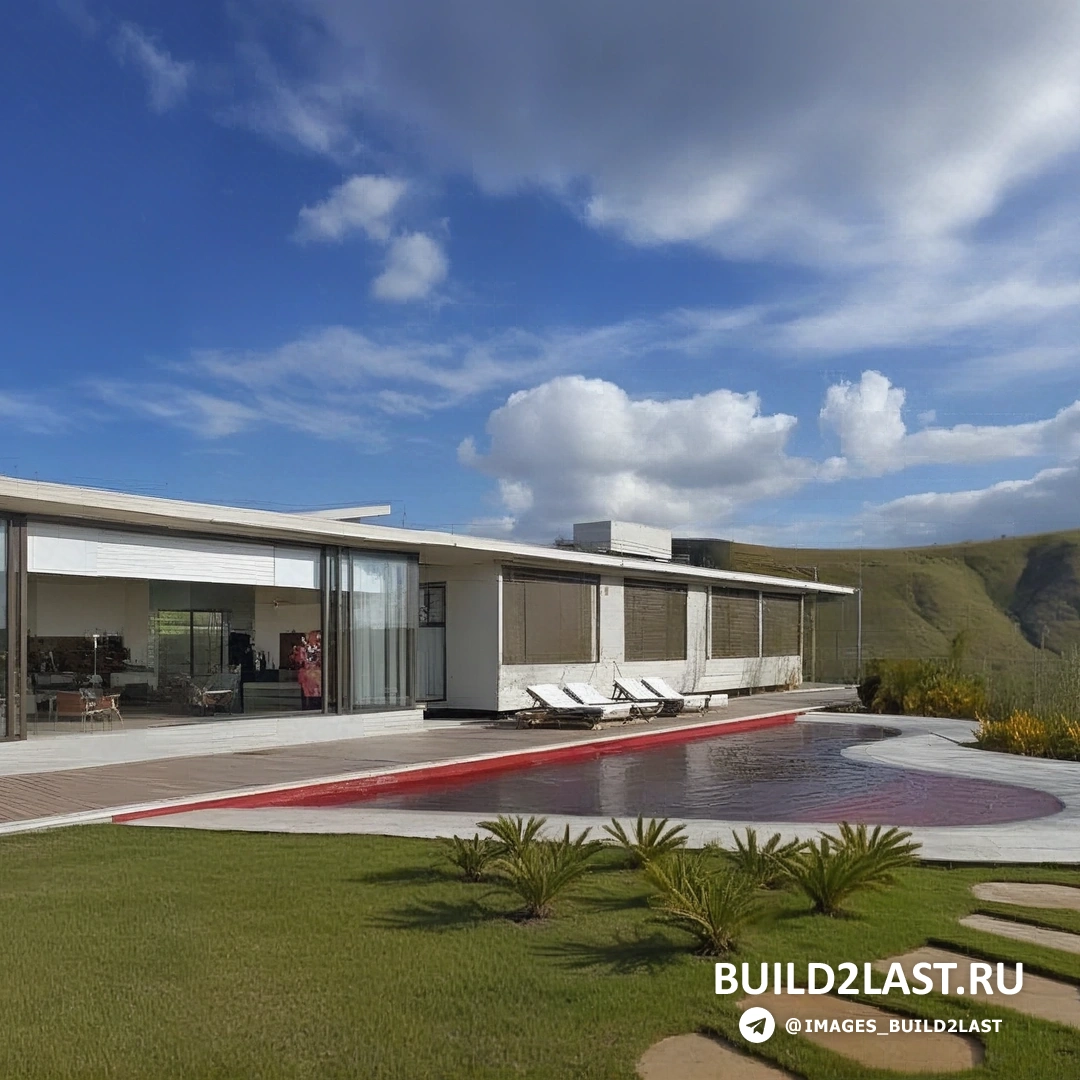 Галерея с большим количеством окон, через которые виден сад