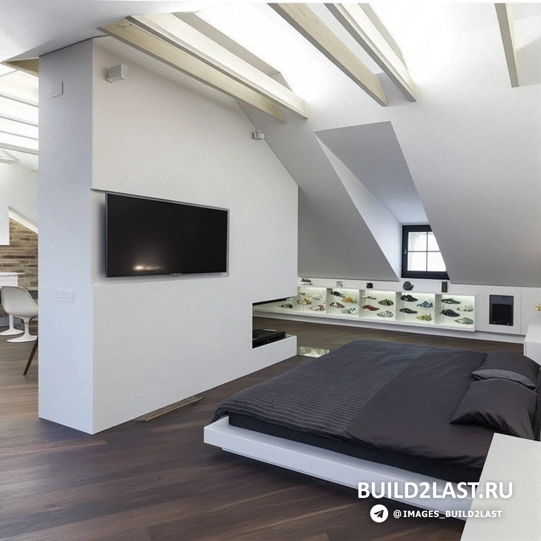 Гостиная с диваном, стеклянными элементами и многоуровневыми потолками в бело-коричневых оттенках. Гостиная с диваном, стеклянными деталями, многоуровневыми потолками и декором в хай-тек стиле.