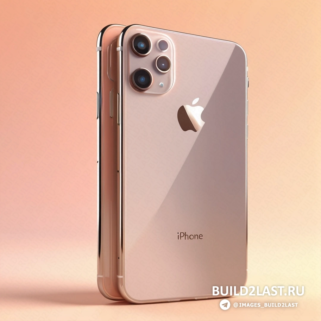 Ретрофутуризм - компьютерный рендеринг. Iphone 11 показан на этом изображении