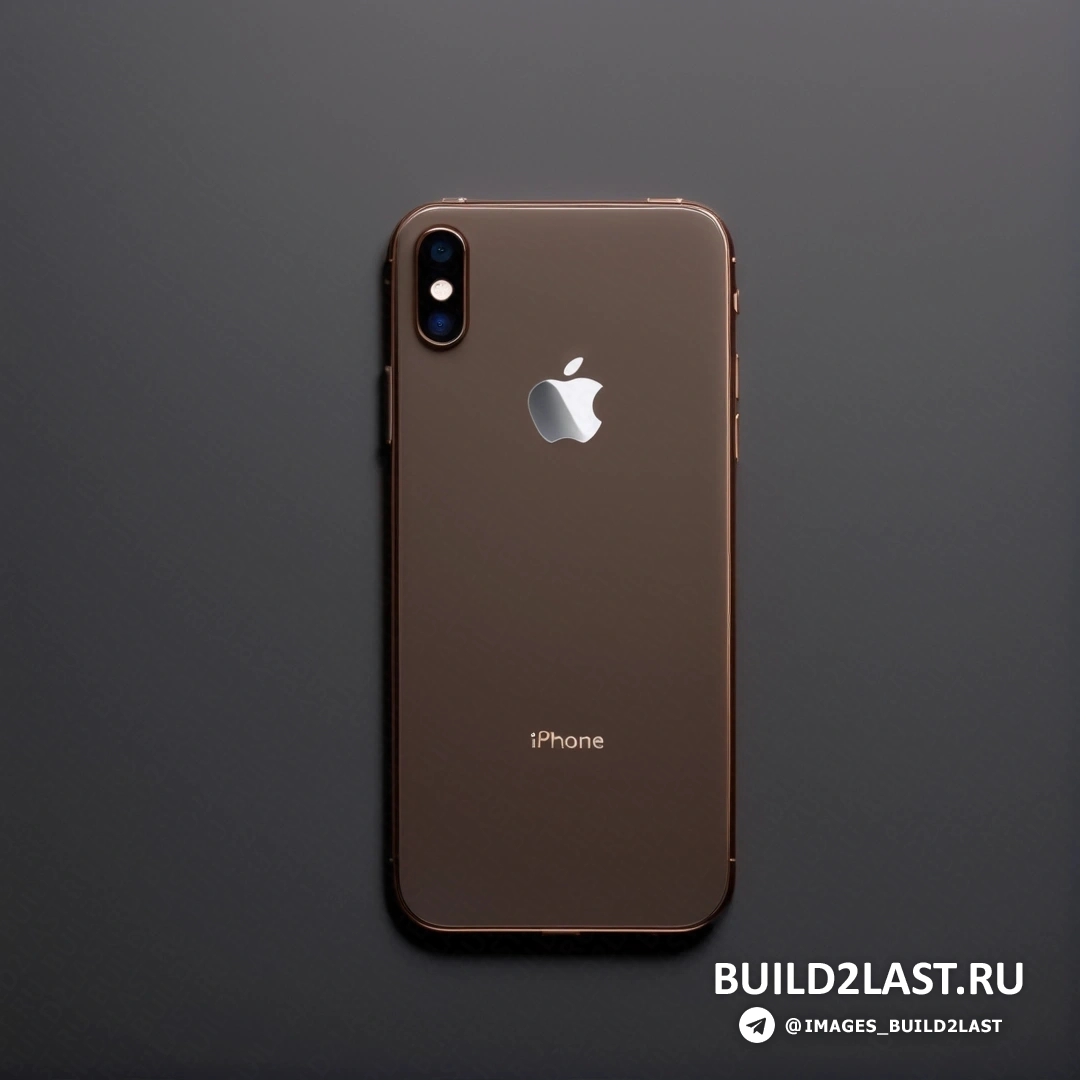 Минимализм - 3D рендер. Iphone показан задней камерой, обращенной к камере.
