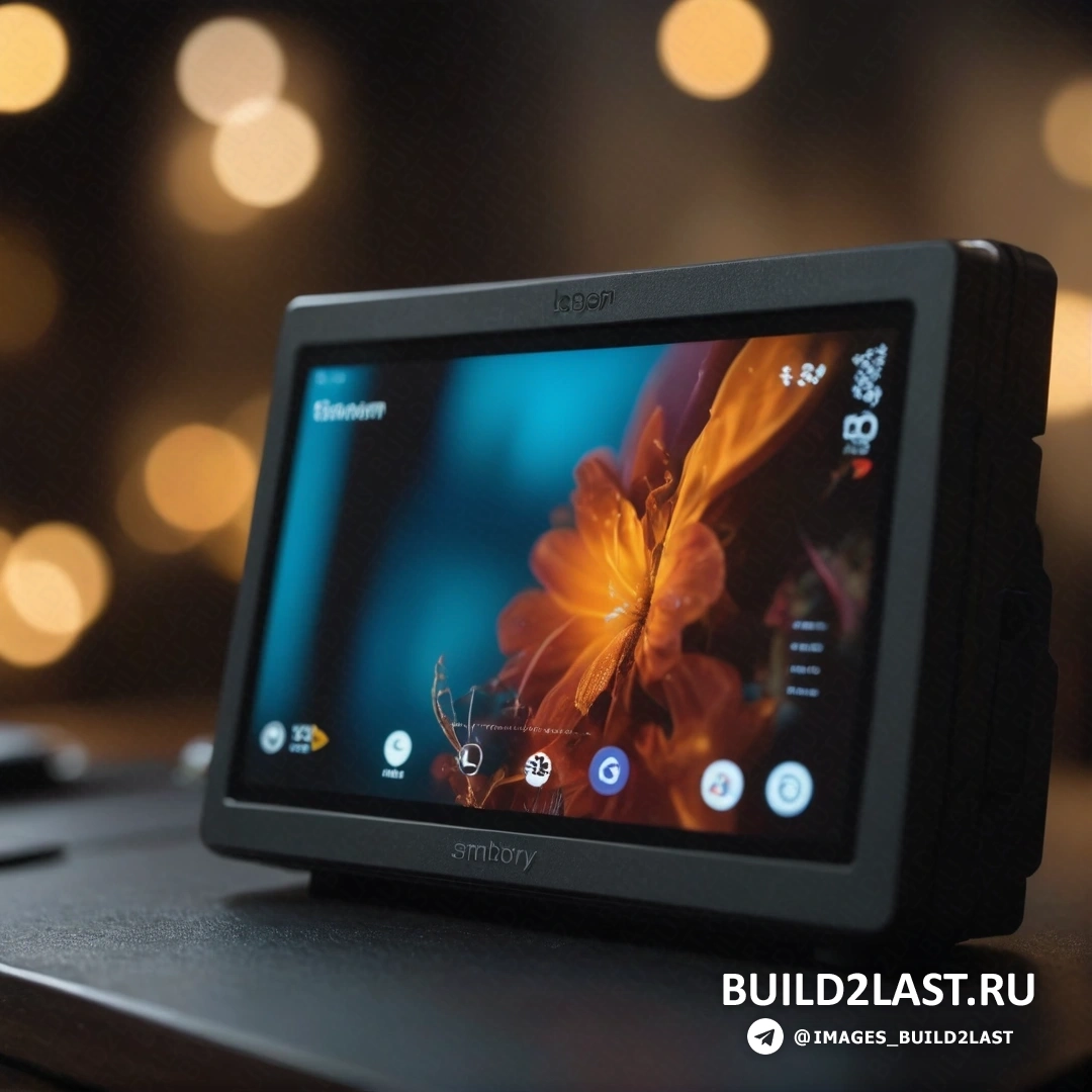 Пуризм - 3D-рендер. Камера на клавиатуре ноутбука с размытым фоном