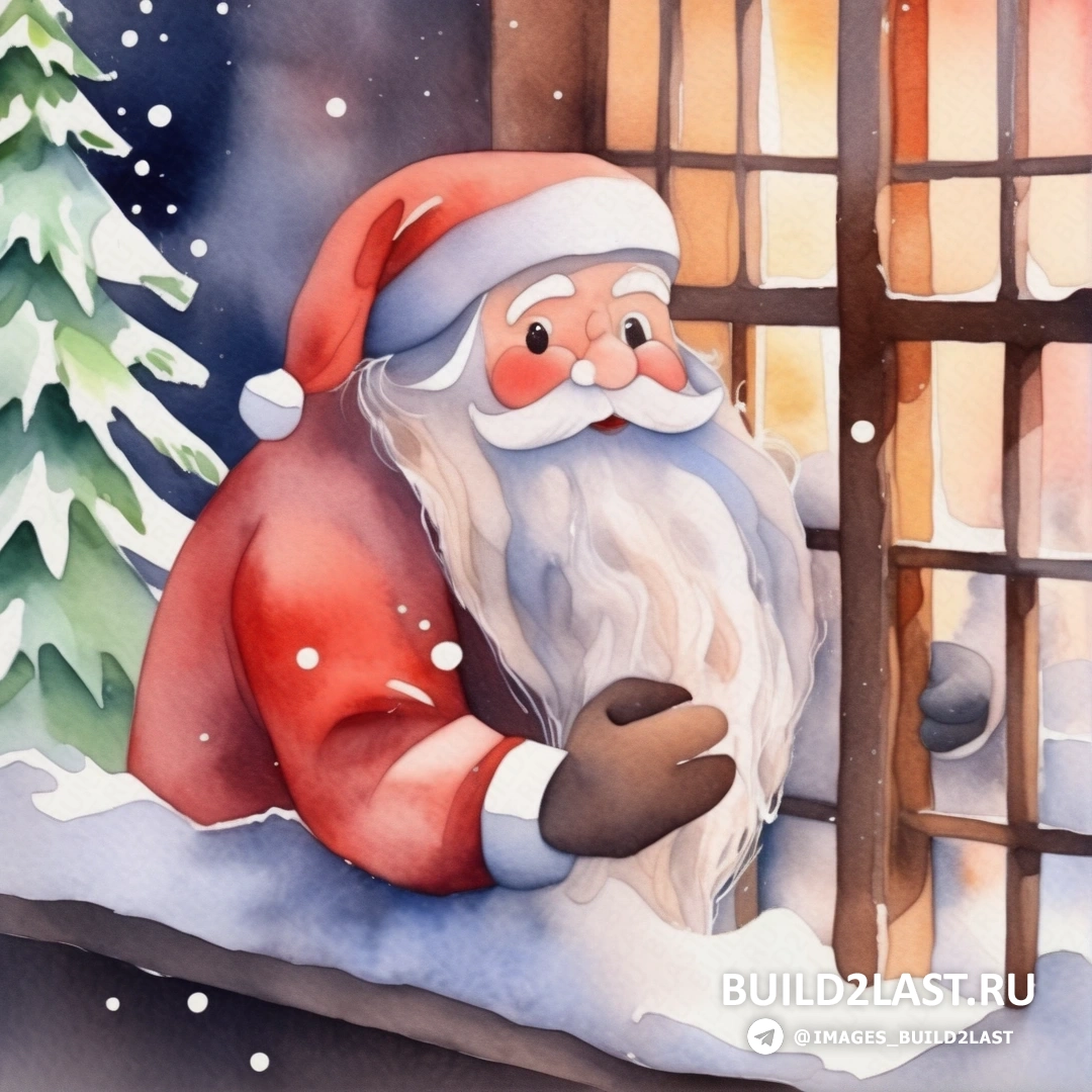 картина Санта-Клауса
