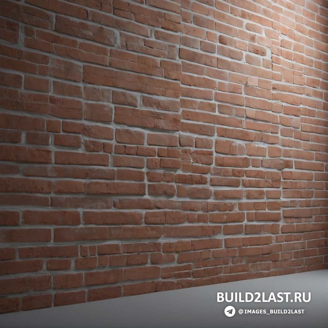 Постминимализм - 3D-рендеринг. Кирпичная стена с окном и ванной перед ней с белой раковиной