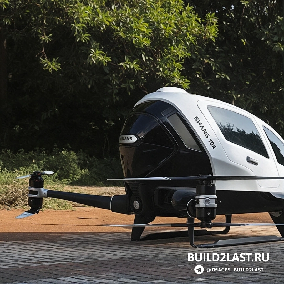 ��������� ���� EHang 184, ��������� ����� ���������� � ��������������