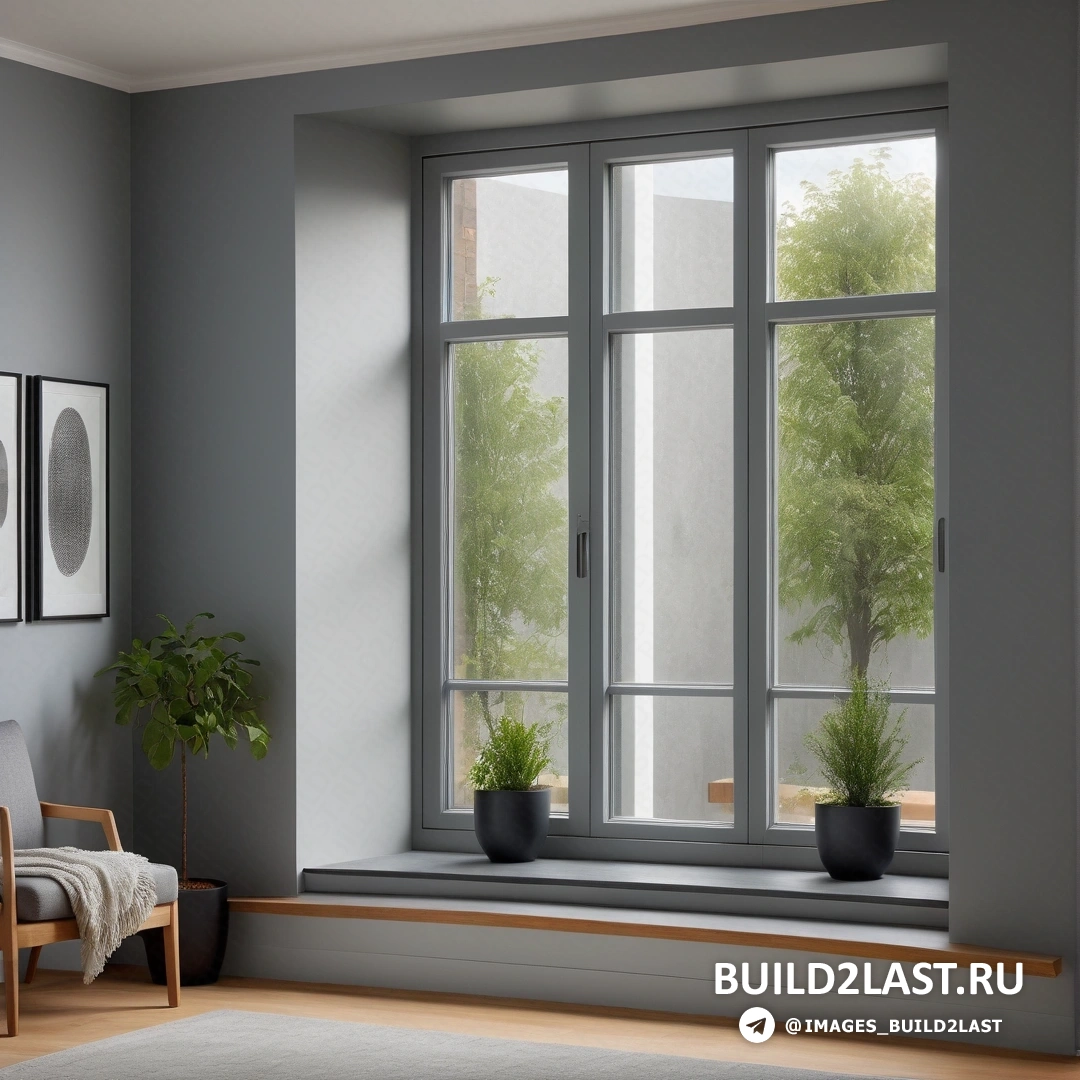 Фотореализм - 3D рендер. Комната со стулом
