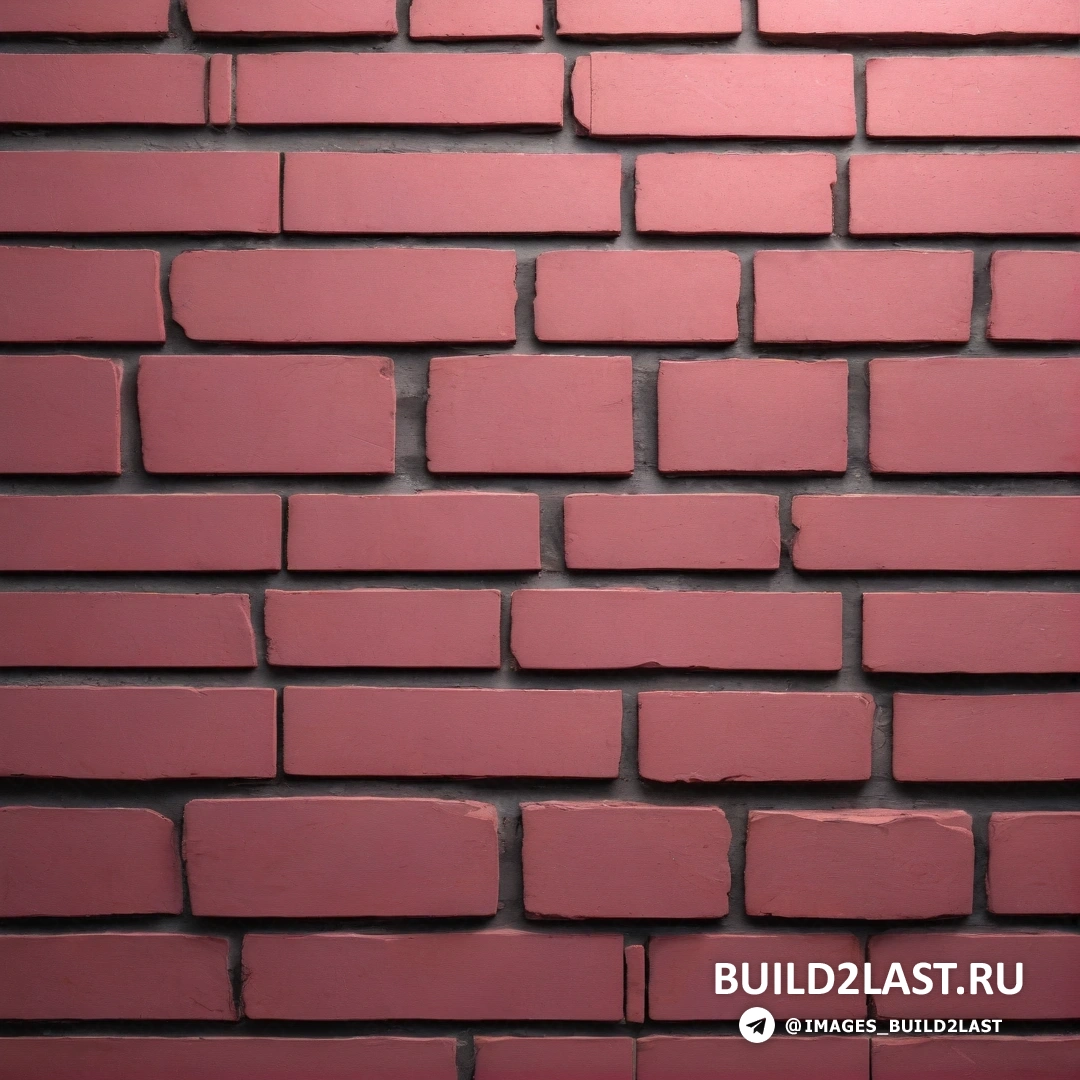 Американская картина сцены - 3D-рендер. Красная кирпичная стена с узором из красного кирпича сбоку