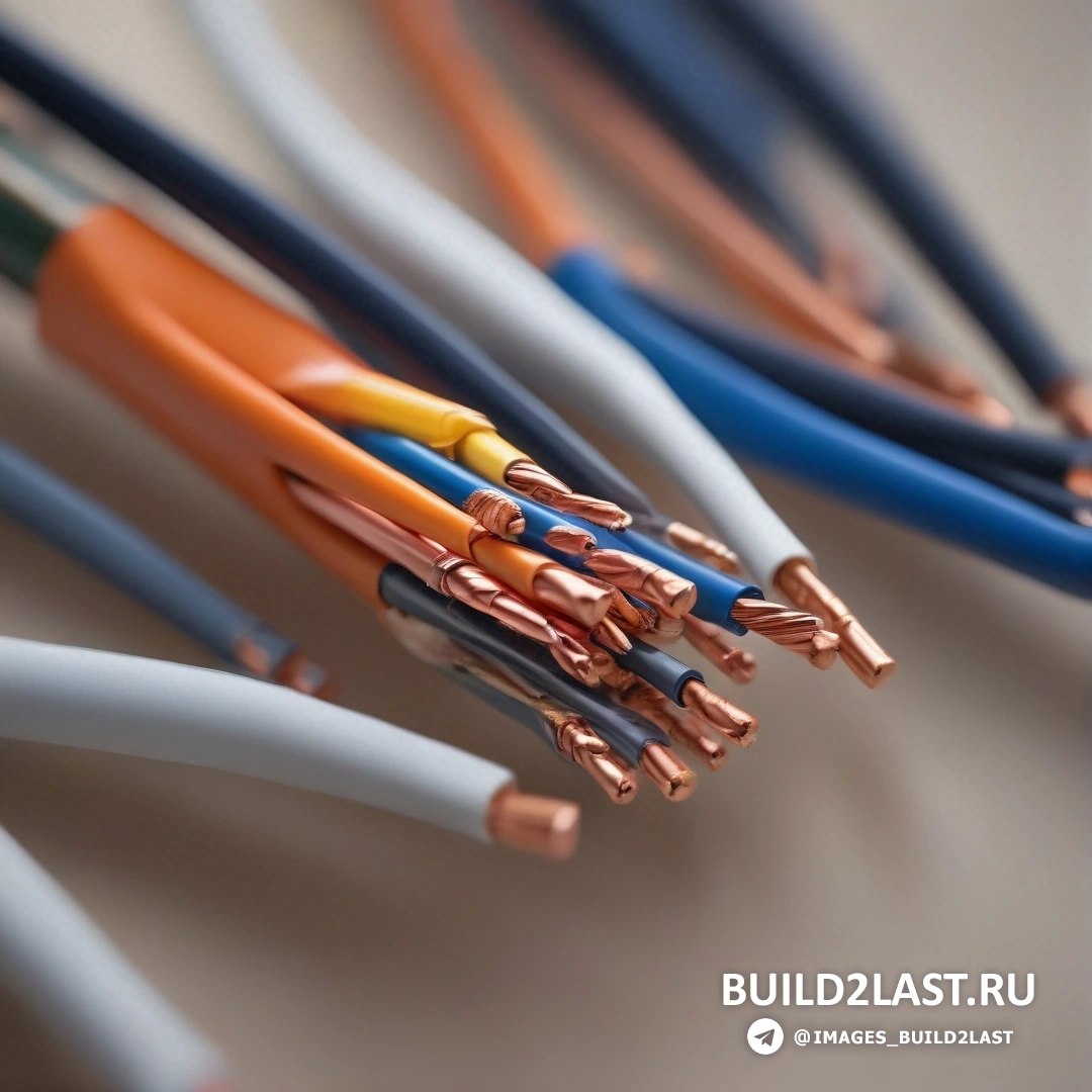 Некогерентность - стоковая фотография. Крупный план пучка проводов с проводами, обмотанными медными и синими проводами