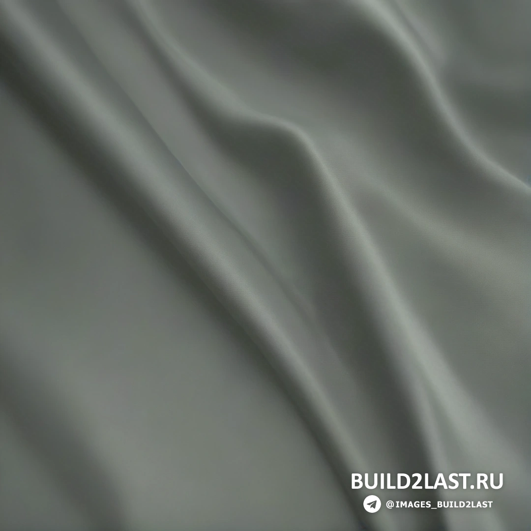Тонализм - изображение с трассировкой лучей. Крупный план серой ткани с белым фоном