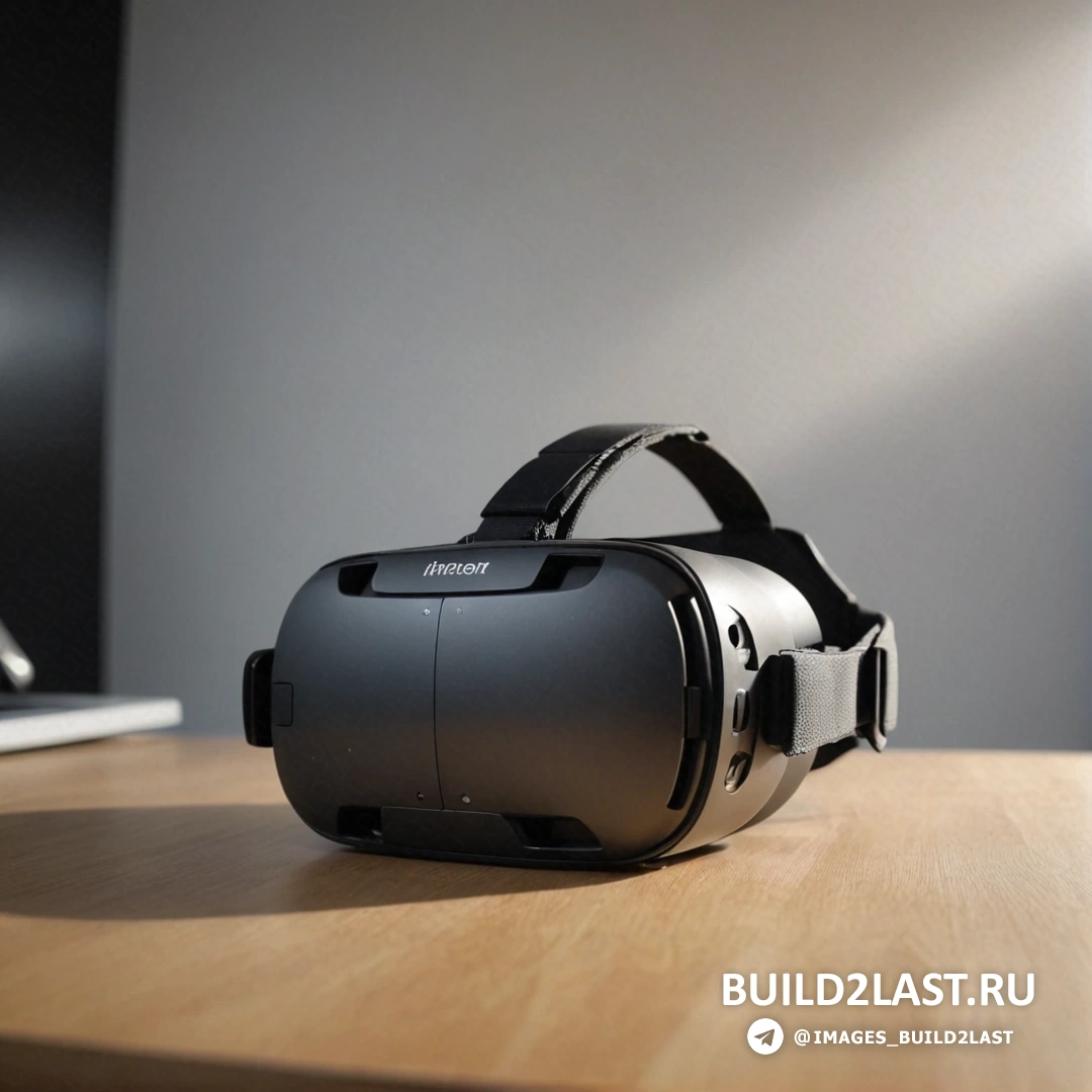 Новая объективность - 3D-рендер. Крупный план устройства на столе с ноутбуком на заднем плане