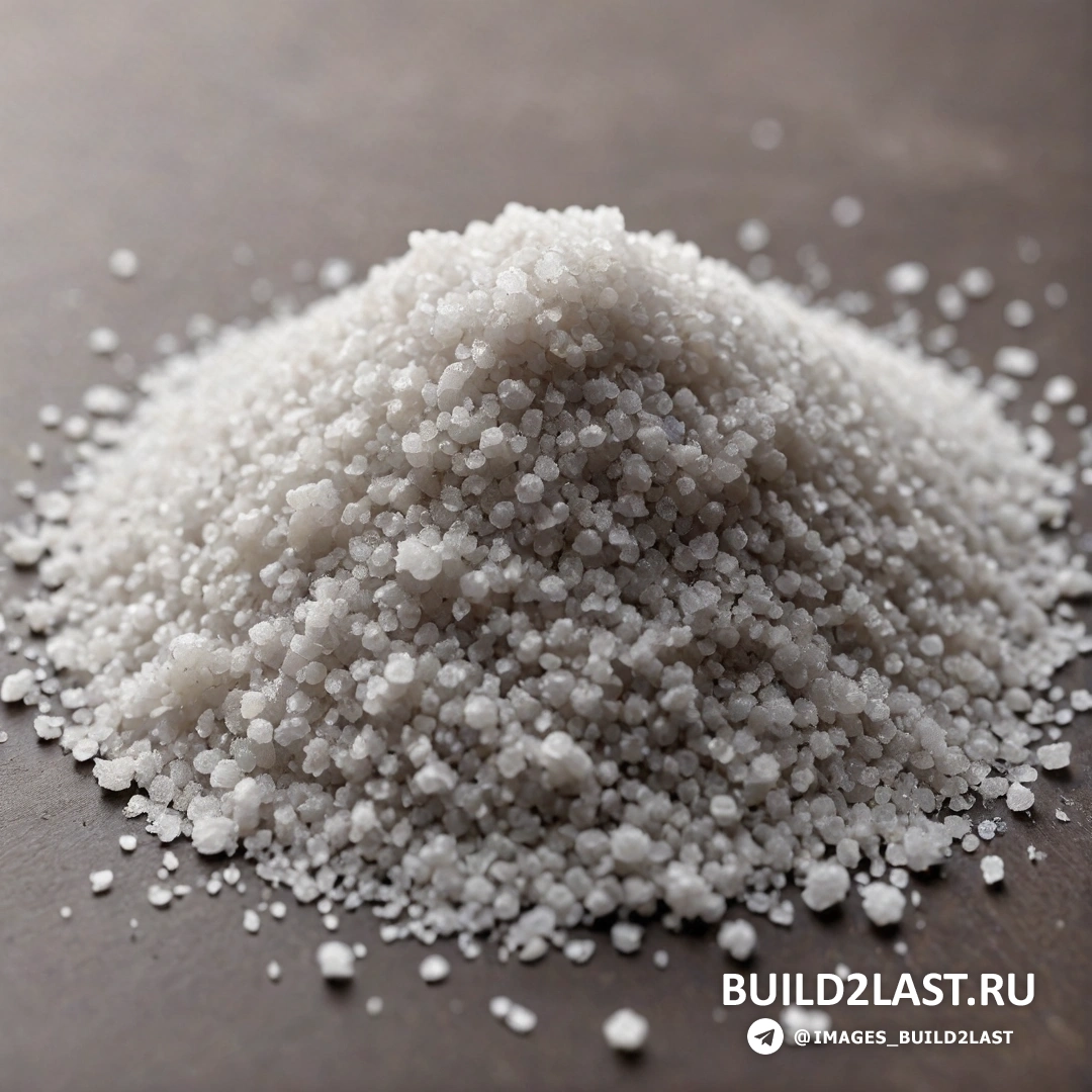 Plasticien - стоковая фотография. Куча белого сахара на столешнице с ложкой в ​​нем