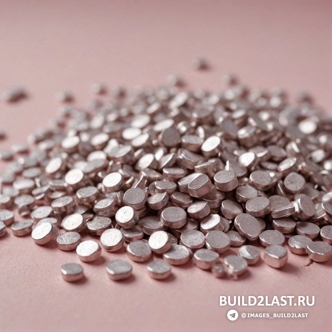 Некогерентность - стоковая фотография. Куча серебристых металлических дисков на розовом фоне