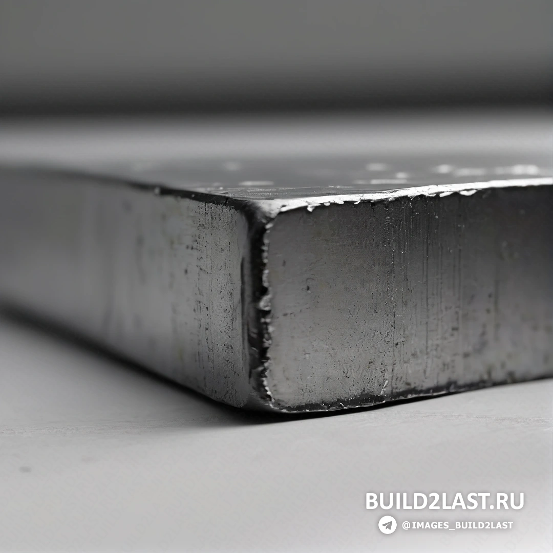 Суперплоскость - 3D-рендер. Металлический предмет на столешнице с белым фоном