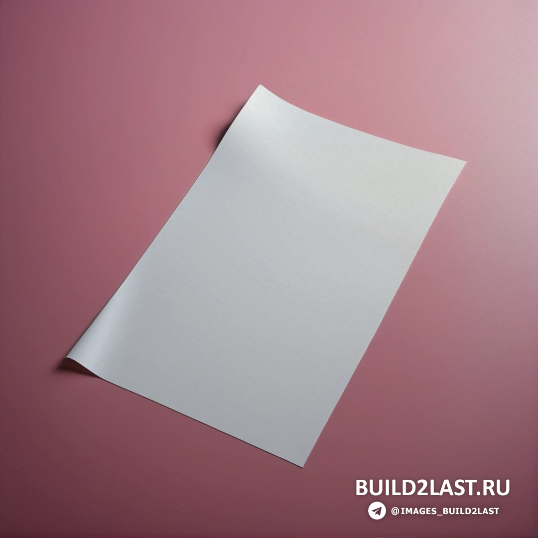 Morceau de papier sur fond rose