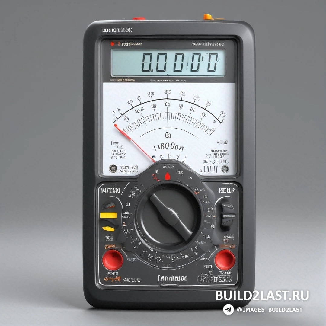 Некогерентность - компьютерная визуализация. Мультиметр с цифровым дисплеем спереди