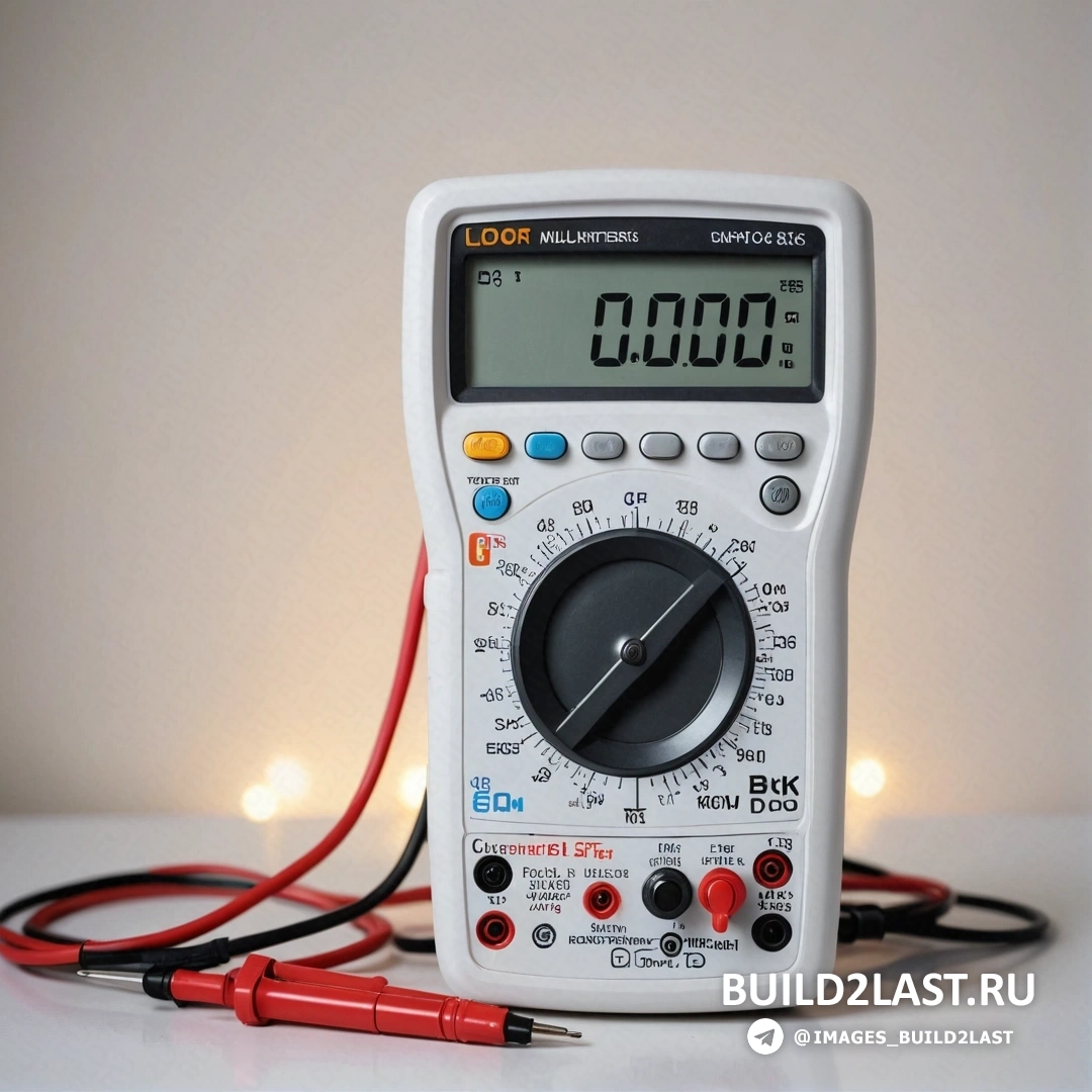 Les automatistes - стоковая фотография. Мультиметр с красным шнуром, подключенным к нему, и красной лампочкой за ним на белой поверхности