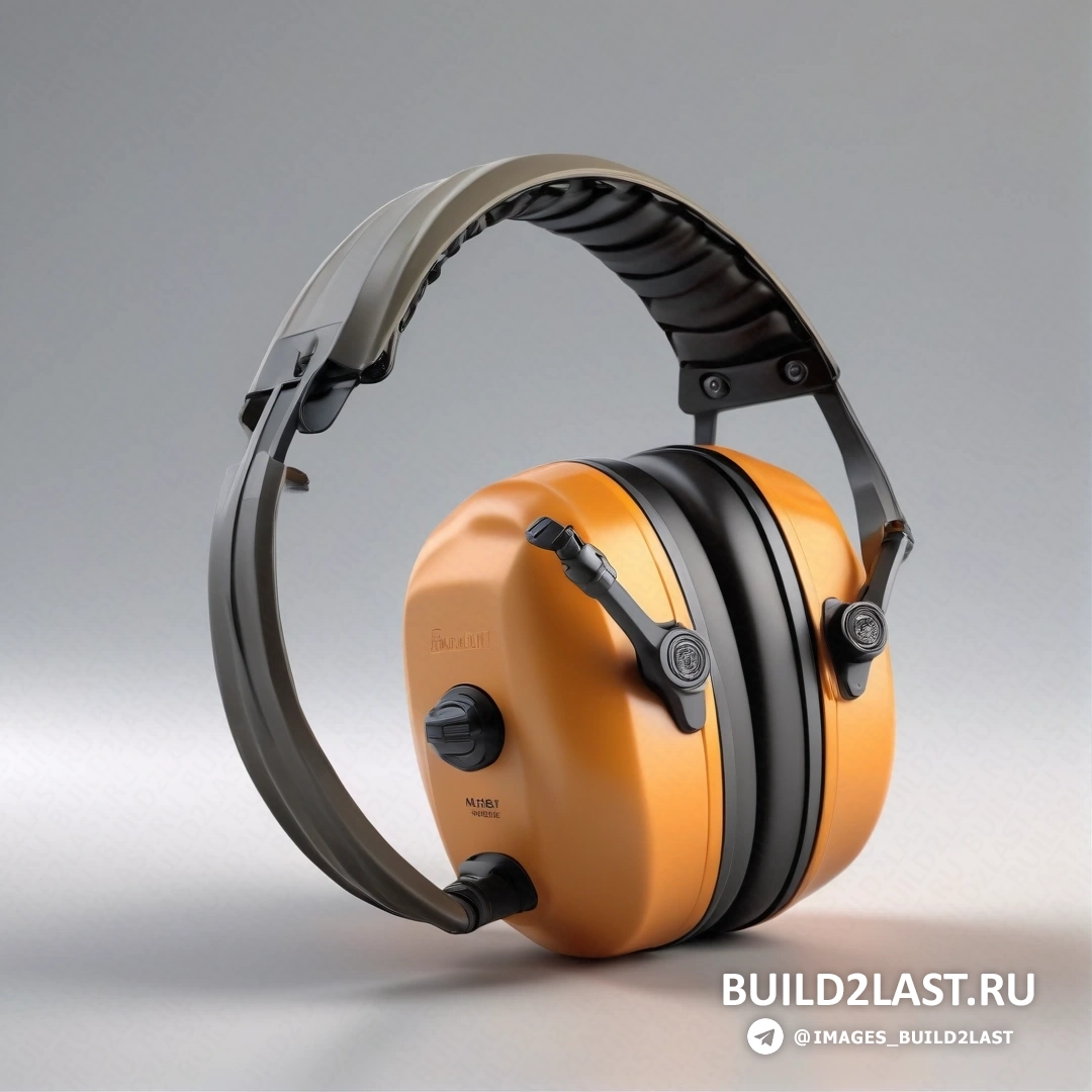 Новая объективность - 3D визуализация. Пара наушников с оголовьем сверху