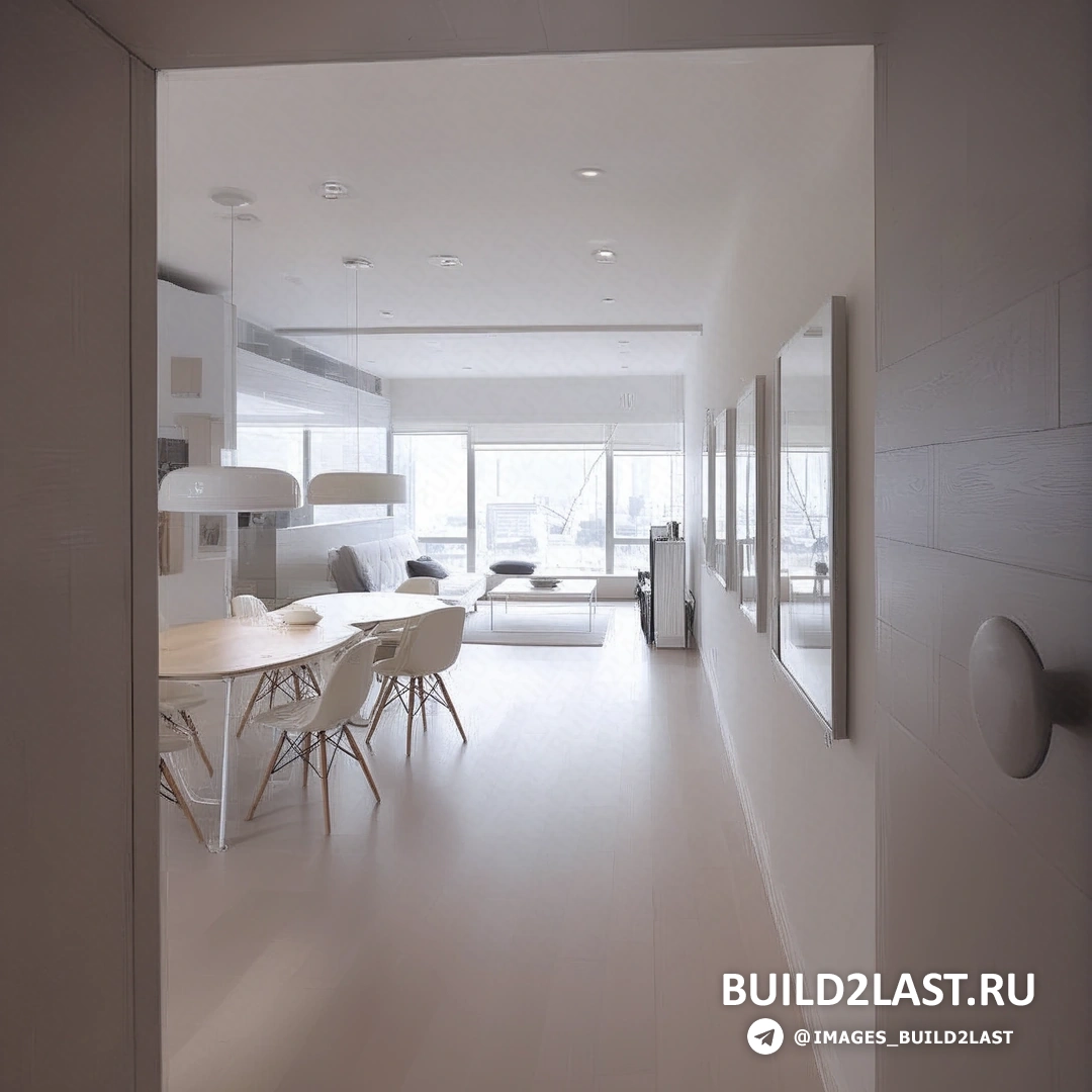 Просторный и светлый рабочий кабинет с оригинальной мебелью и аксессуарами