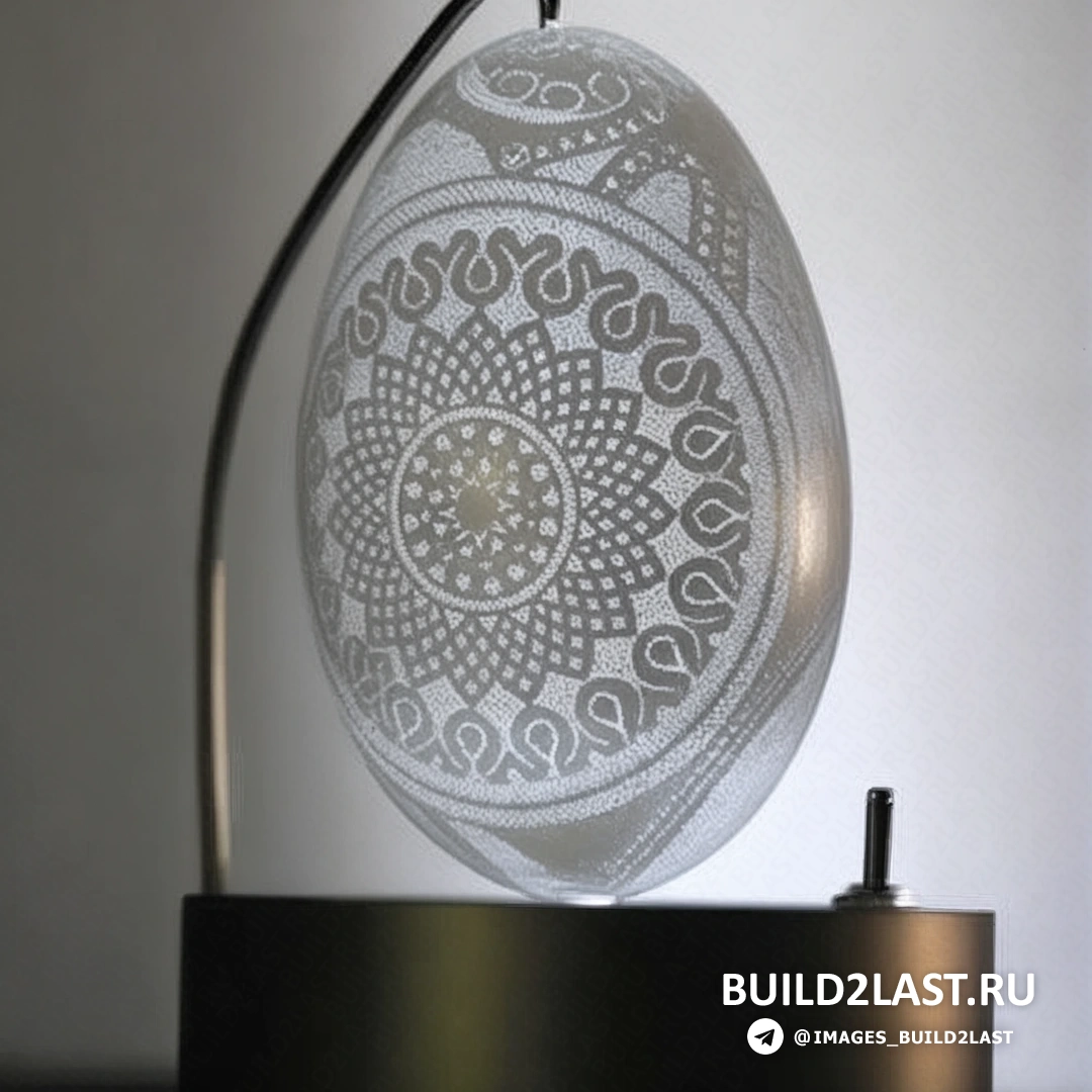 Ручная резьба по яичной скорлупе в бело-бежевых оттенках. Ремесленная резьба по яичной скорлупе в белых и бежевых тонах, выполненная вручную.