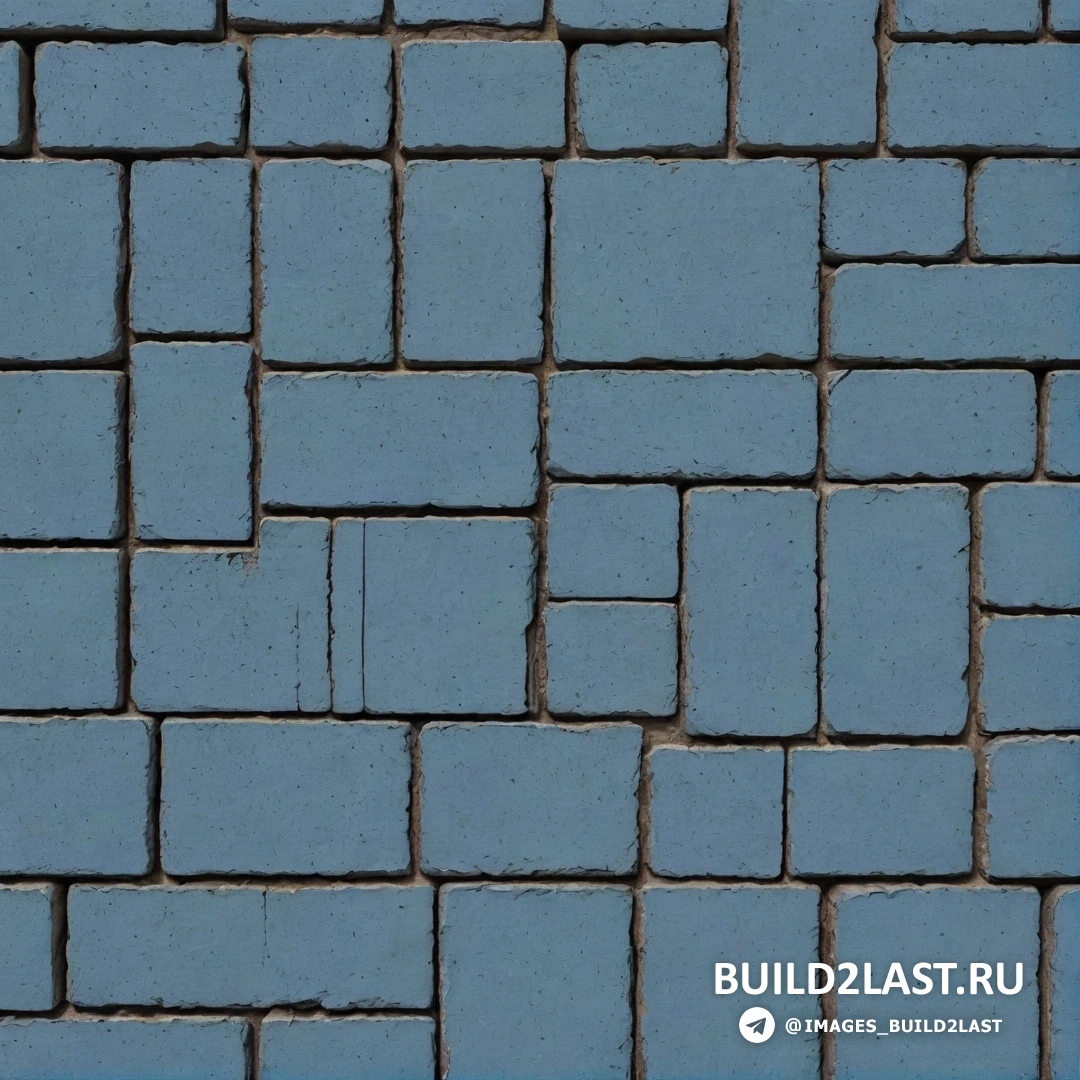 De stijl - мозаика. Синий кафельный пол на белом фоне