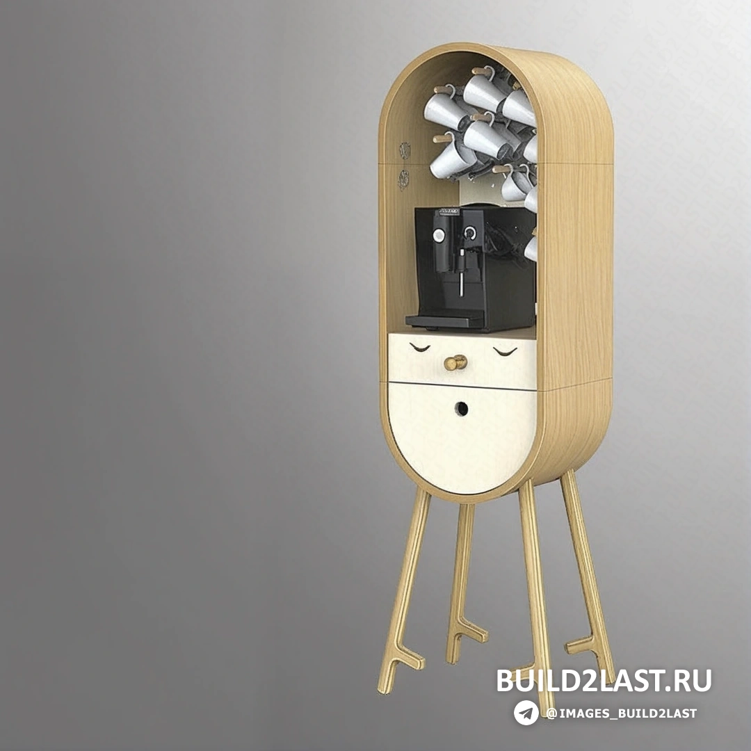 Микро-кухня с стульями, столом, и минималистичной мебелью из фанеры и светлого дерева Современная кухня с желтыми акцентами, стульями и столом, выполненная в стиле минимализма с элементами фанеры и ламинированной древесины