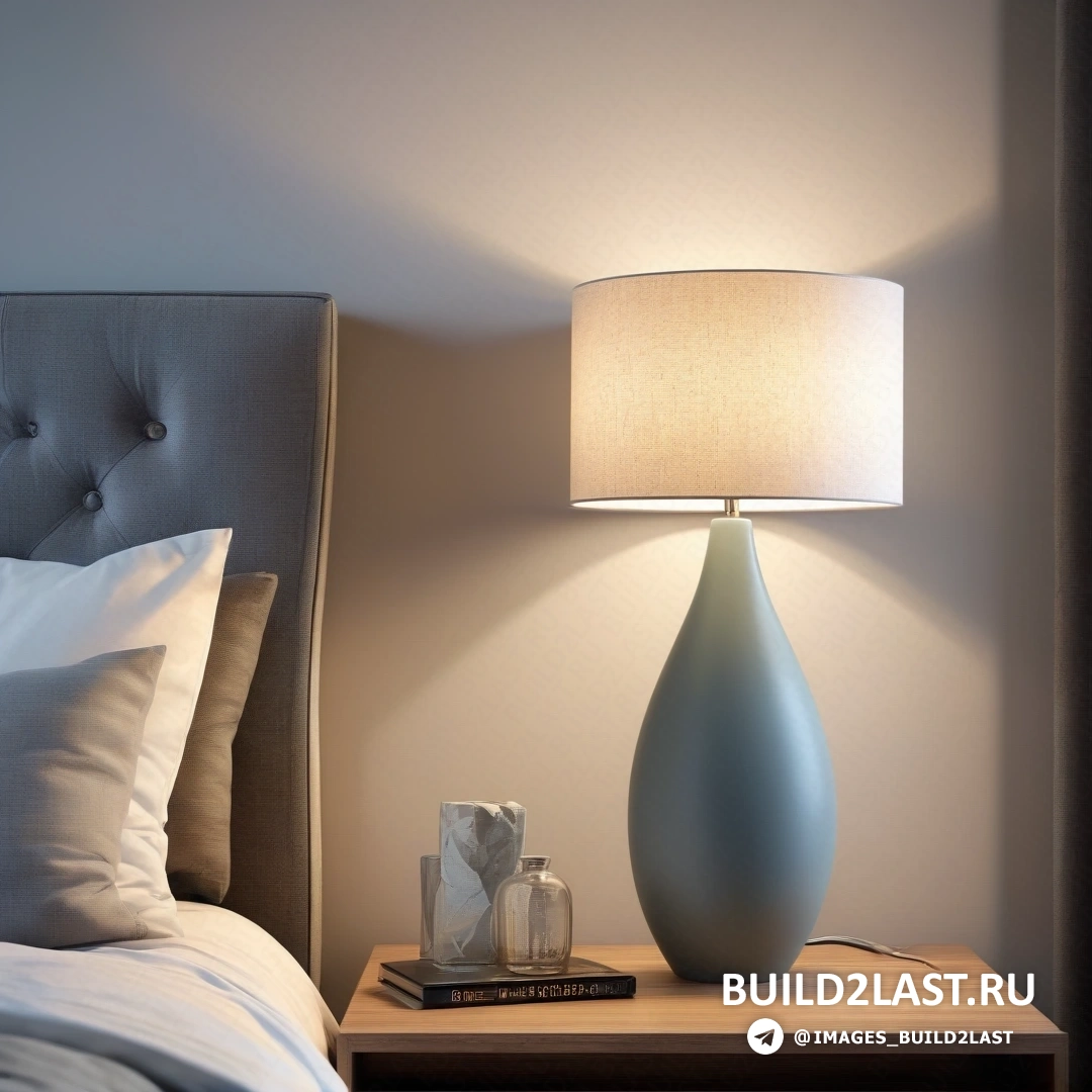 Фотореализм - 3D-рендер. Спальня с кроватью