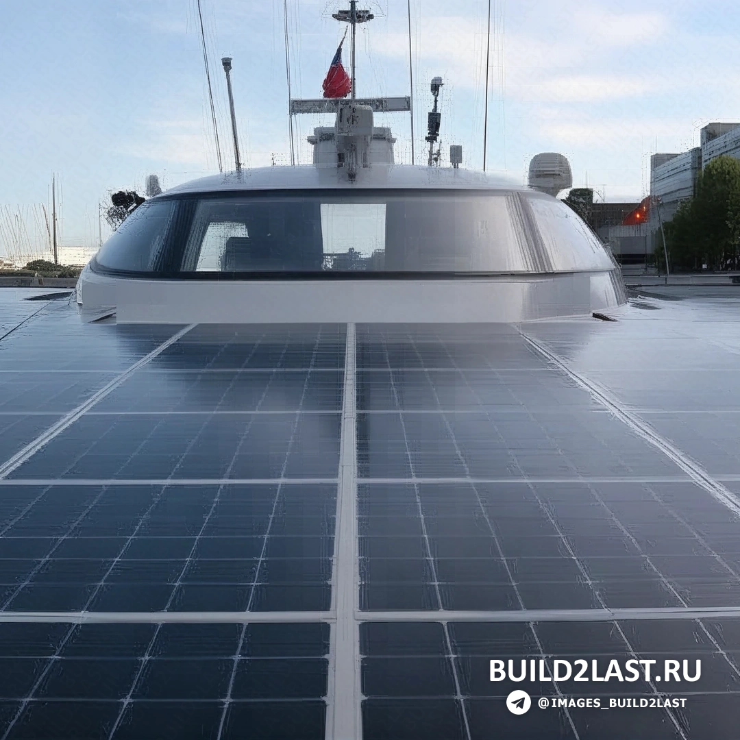 MS TURANOR PlanetSolar на плаву в открытом море Судно MS TURANOR PlanetSolar в открытом море