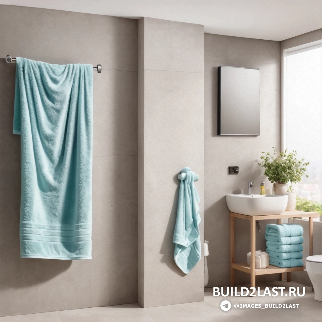 Фотореализм - цифровой рендеринг. Ванная комната с раковиной