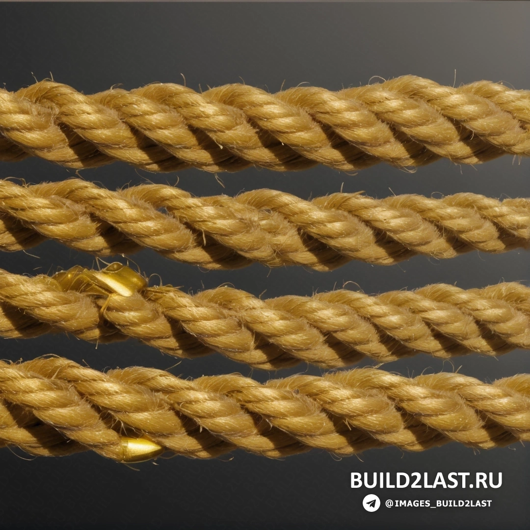 Фотореализм - 3D рендер. Веревка с кольцом на конце, крупный план, на черном фоне.