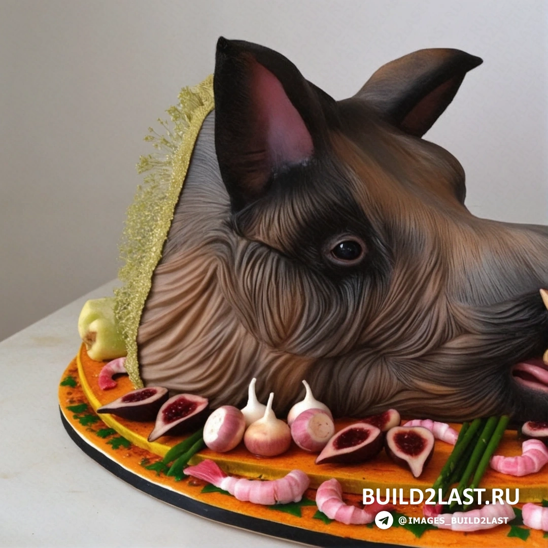 Яркий торт с желтыми и красными цветами, подходящий для праздника Яркий желтый и красный торт