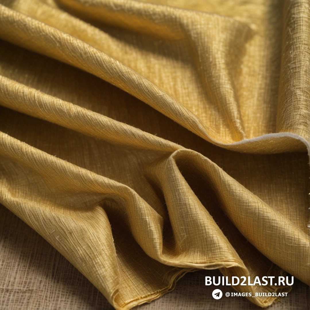 Декоративно-прикладное движение - сверхтонкая детальная живопись. Крупным планом — желтая ткань на белом фоне.