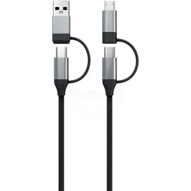  Red Line microUSB/ USB Type-C - microUSB/ USB Type-C, 