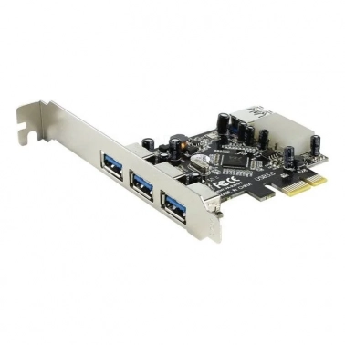  Orient VA-3U31PE, 3+1 port USB3.0,  PCI-E  