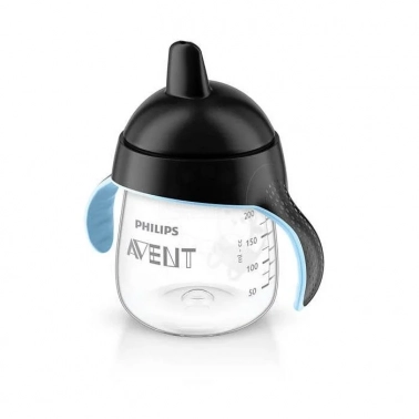 Поильник AVENT SCF753 / 00 с носиком, 260 мл, с 12 мес черный