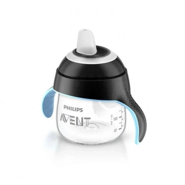 Поильник AVENT SCF751 / 00 с носиком, 200 мл, с 6 мес черный, SCF751/00