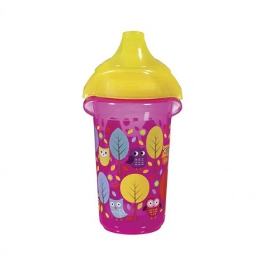 Поильник Munchkin термочашка Deco Sippy Click Lock с носиком 266 мл 9+ 11892 (розовая)
