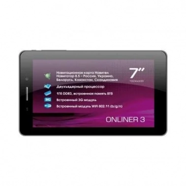  Explay Onliner 4 7" 1024x600 8Mb microSD Bluetooth Navitel 