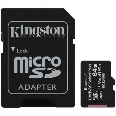   Kingston Canvas Select Plus MicroSD 64GB Class 10