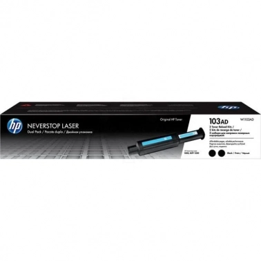     HP 2Pack Blk Toner Reload Kit 103AD Black