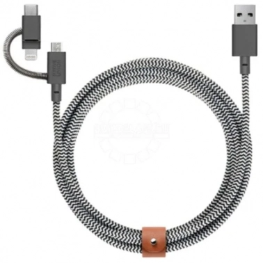  Native Union BELT-KV-ULC-ZEB Belt Cable Universal, 2 , 