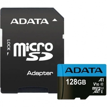   ADATA MicroSD 128GB Class 10 (AUSDX128GUICL10A1-RA1)